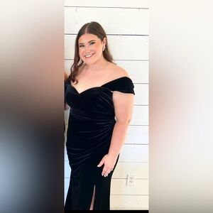 Revelry Velvet size 16 bridesmaid dress